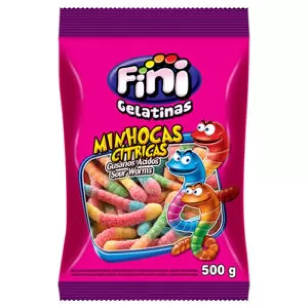 Gomitas Gusano Ácido FINI 500 grs