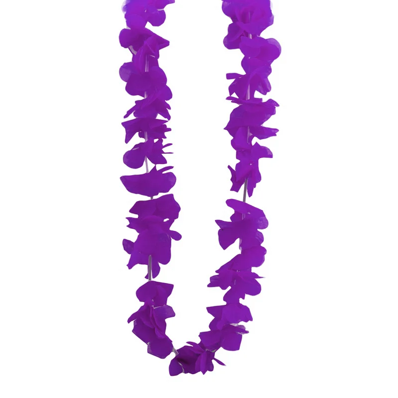 Collar Hawaiano Fluor Economico Violeta