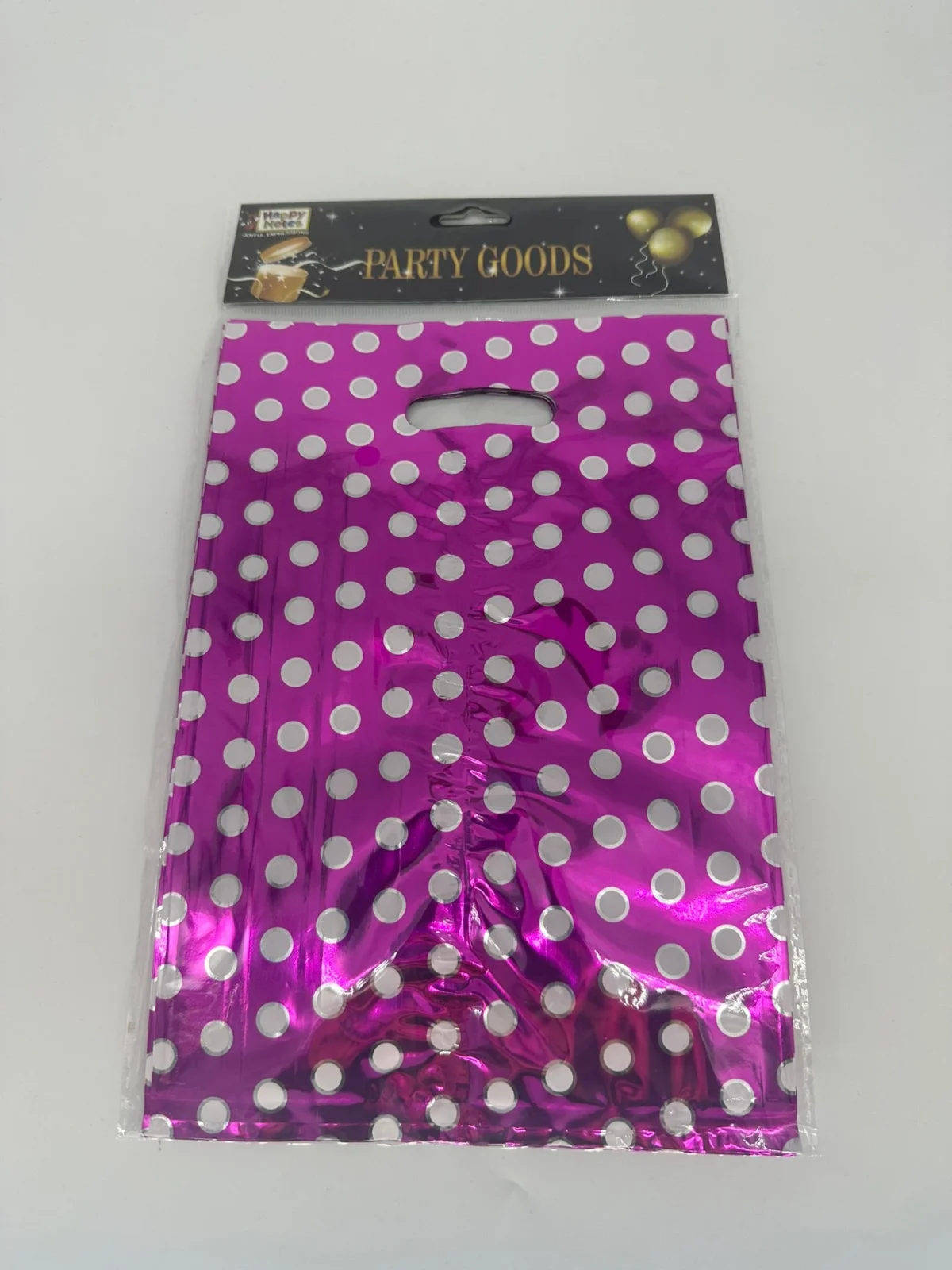 Bolsas Sorpresitas Metalizada Lunares Violeta x10 unidades