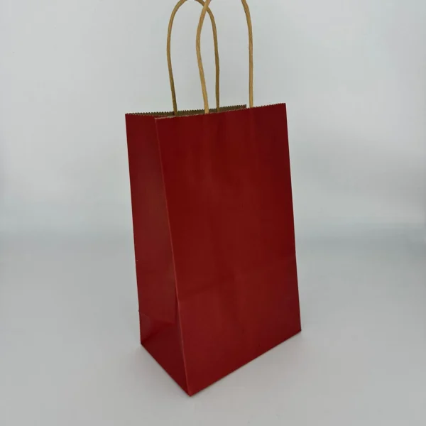 Bolsa Sorpresitas Papel con Asas Bordeau - por unidad