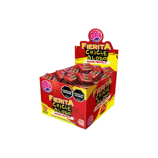 Chicle Fierita Frutilla x100
