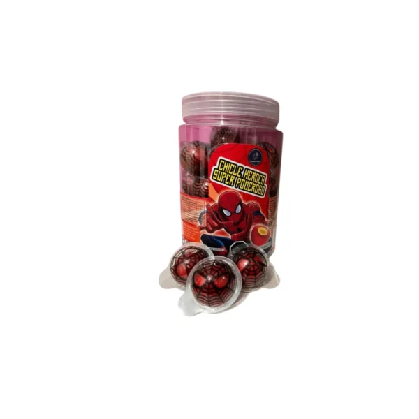 Chicle Héroes Superpoderoso x 30 unidades (Spider-Man)