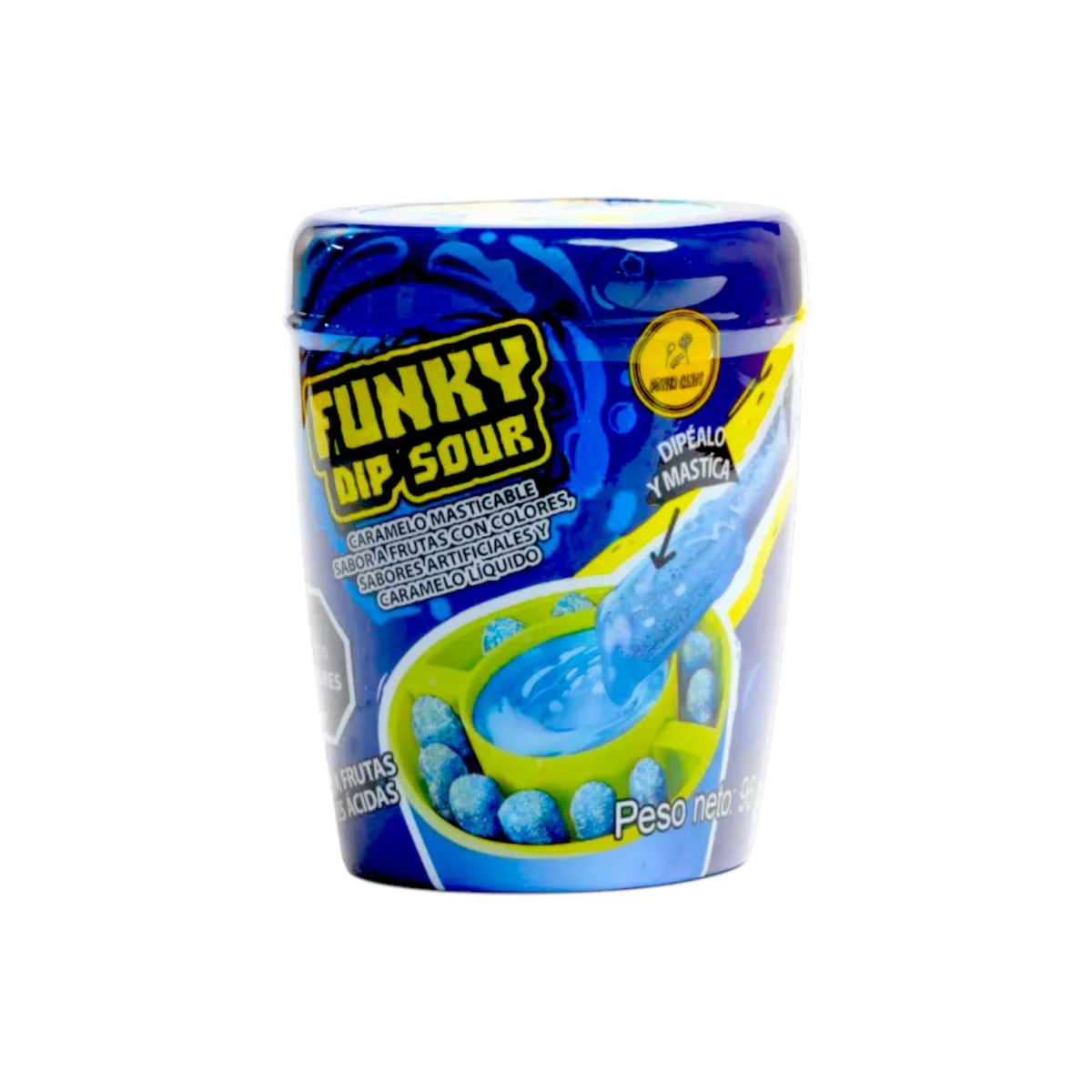 Display Funky Dip Sour x8 – Caramelo Masticable + Dip Ácido - Imagen 2