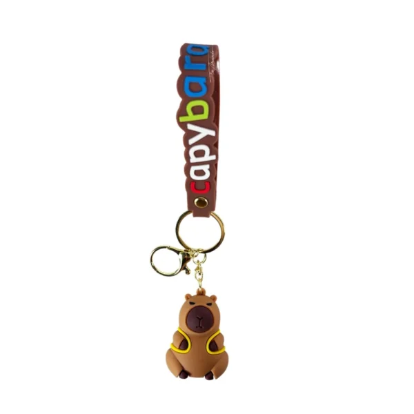 Llavero Capibara con Mochila