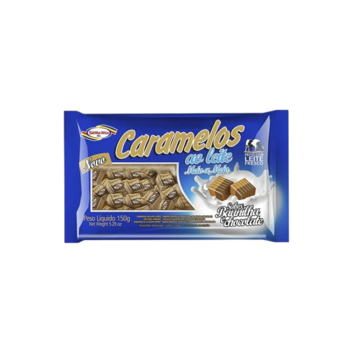 Caramelo Santa Rita Mixto Chocolate y Vainilla 700g