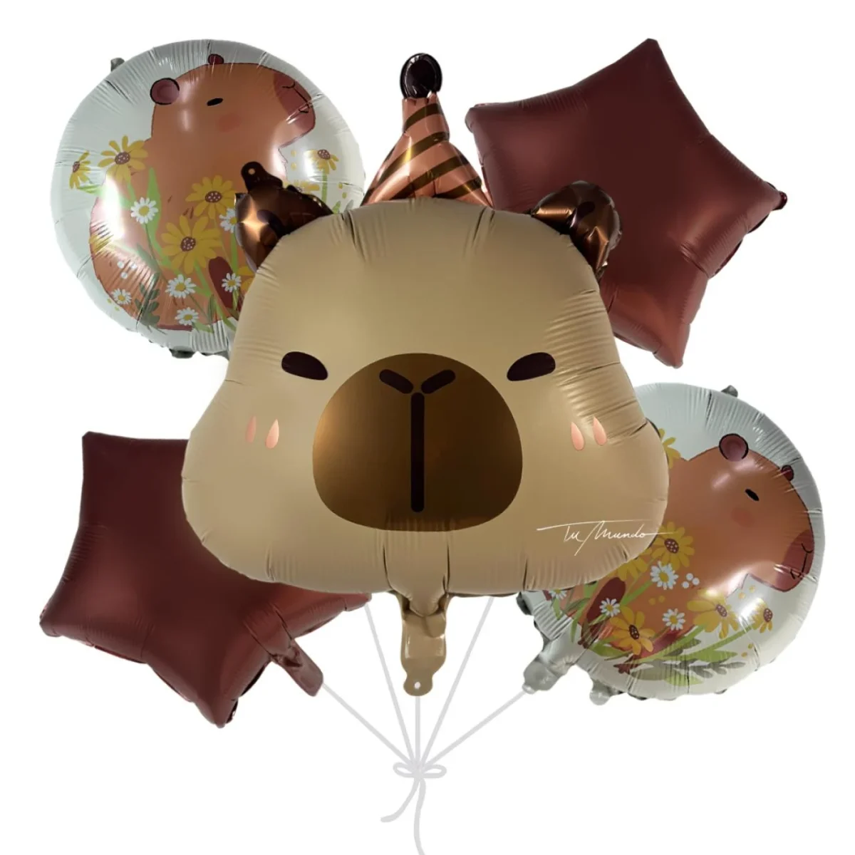 Set de Globos Capibara x5 unidades
