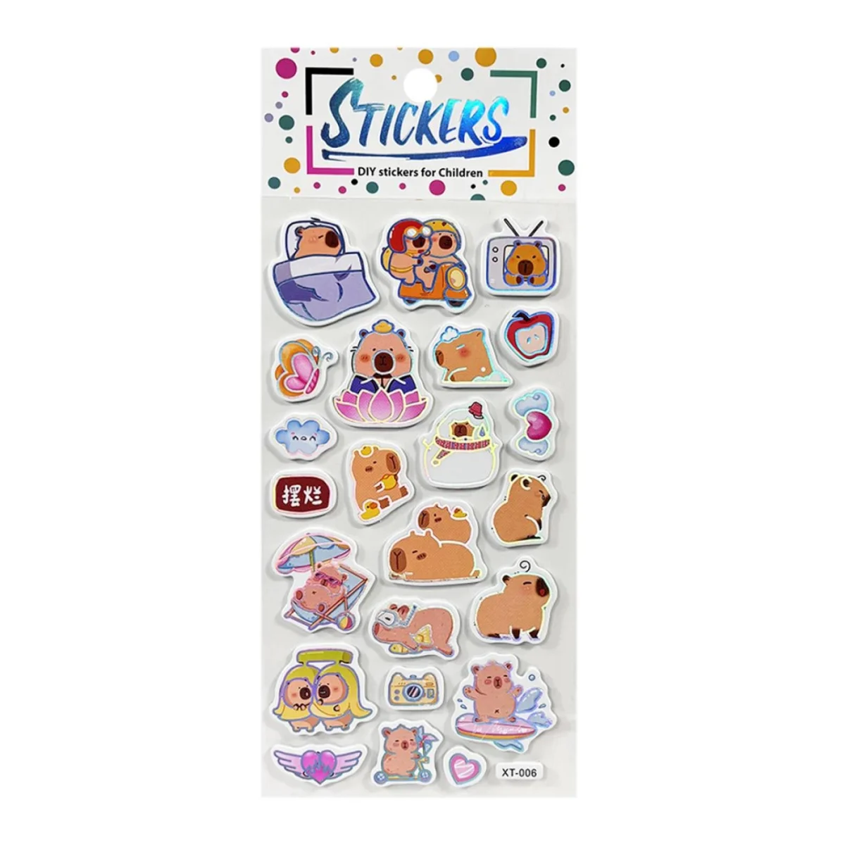 Stickers Capibara - Modelo C