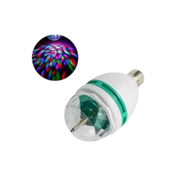 Bola de Luces Giratoria LED - Efecto Fiesta 3 Colores