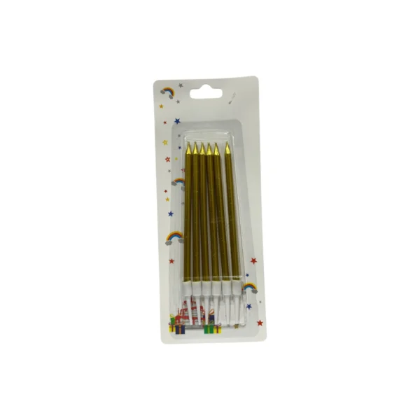 Velas Lisas Doradas