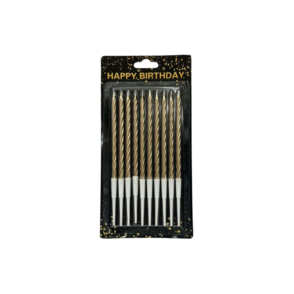 Velas Torneadas Doradas