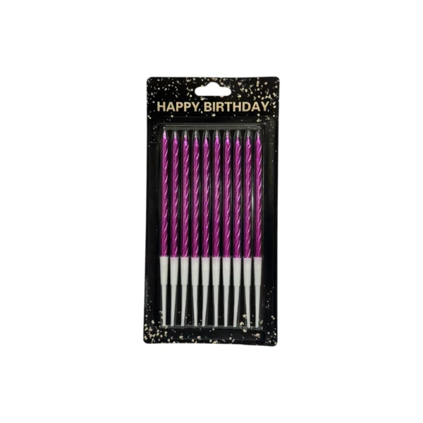 Velas Torneadas Violetas