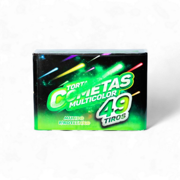 Torta Cometas Multicolor 49 Tiros – Pet Friendly