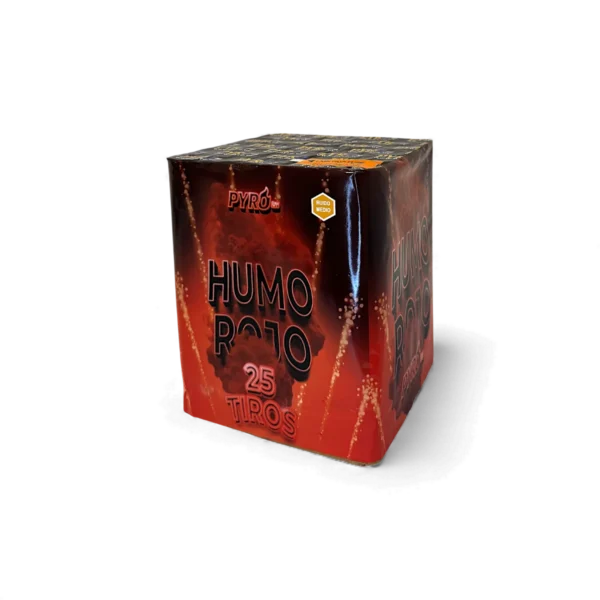 Torta Humo Rojo 25 Tiros